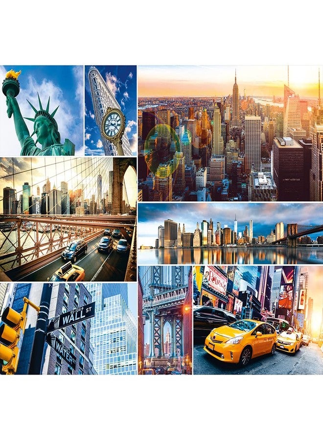 تريفل أحجية الصور المقطوعة Trefl New York Collage، 4000 قطعة، لون أحمر، مقاس 54 × 38 بوصة، أحجية تركيبية، متعة إبداعية، أحجية كلاسيكية للكبار والصغار من عمر 15 عامًا فما فوق - Image 2